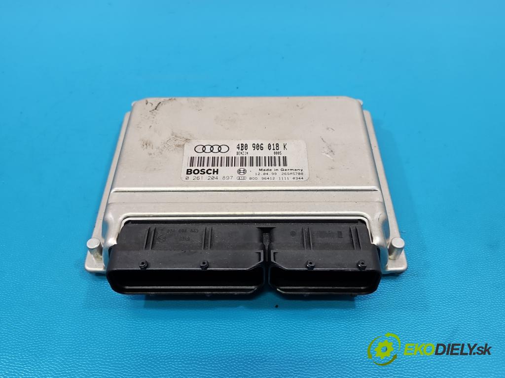 Audi A4 B5 1994-2001 1.8 T 150 hp manual 110 kW 1781 cm3 4- řídící jednotka motoru 4B0906018K
