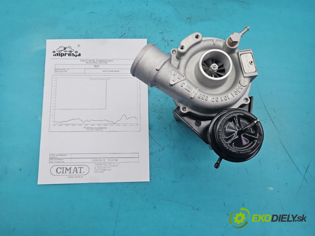 Audi A4 B5 1994-2001 1.8 T 150 hp manual 110 kW 1781 cm3 4- Turbodmychadlo repasováno K03-025