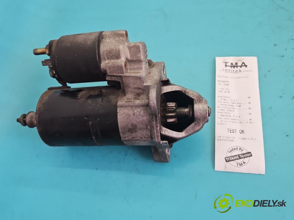 Audi A4 B5 1994-2001 1.8 T 150 hp manual 110 kW 1781 cm3 4- startér: 058911023B (Startér)