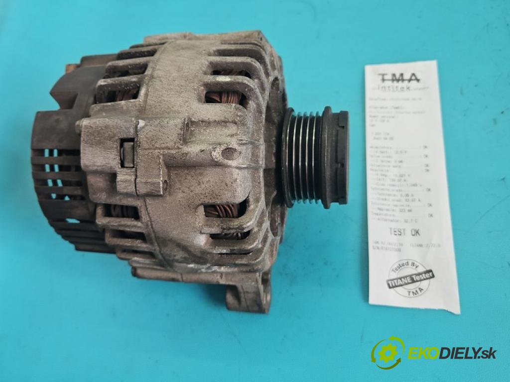 Audi A4 B5 1994-2001 1.8 T 150 hp manual 110 kW 1781 cm3 4- Alternator 06B903016E (Alternátor)