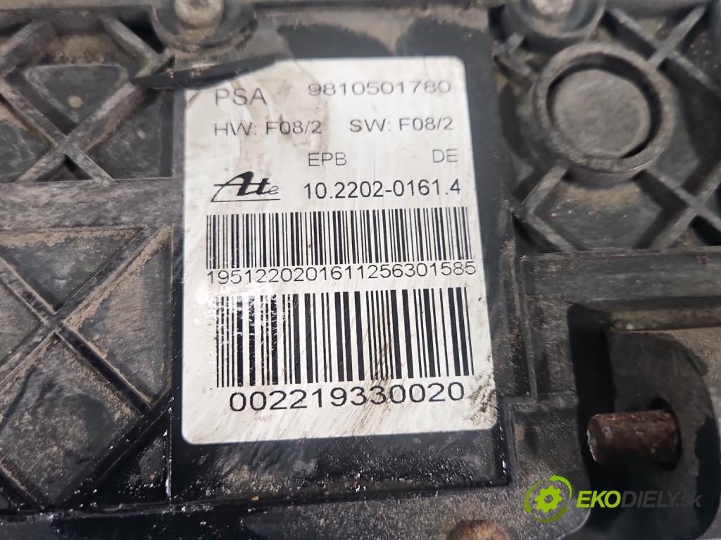 Peugeot 508 I 2010-2018 2.0 hdi 181KM automatic 133 kW 1997 cm3 5- Brzda manuál: elektrický: 9810501780 (Ručná brzda)