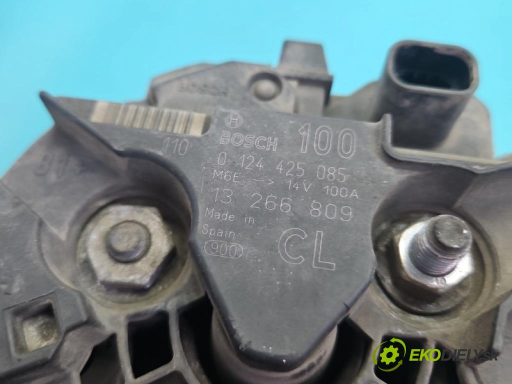 Opel Meriva B 2010-2017 1.4 T 120 hp manual 88 kW 1364 cm3 5- Alternator 13266809 (Alternátor)