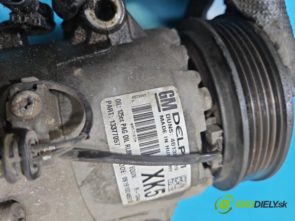 Opel Meriva B 2010-2017 1.4 T 120 hp manual 88 kW 1364 cm3 5- Kompresor: klíma 13377057 (Kompresor klimatizace)
