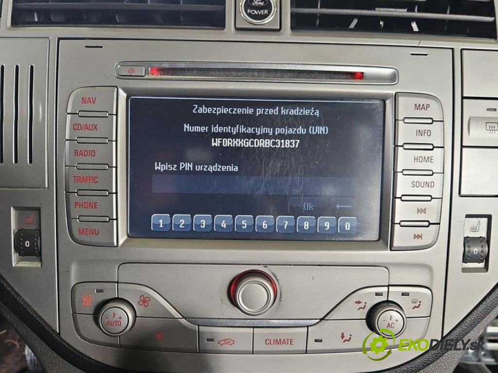 Ford Kuga Mk1 2008-2013 2.0 TDCI 163 hp automatic 120 kW 1997 cm3 5- Radio továrna: BV4T-18K931-BA