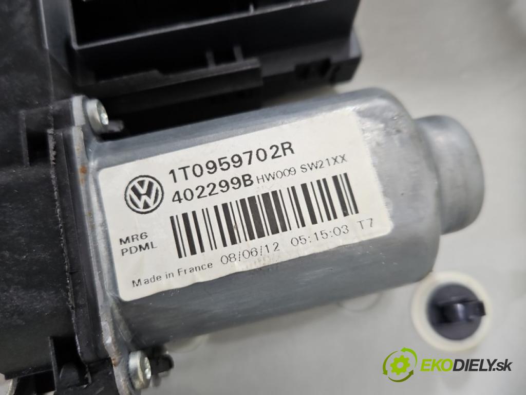 Skoda Octavia II 2004-2013 1.6 8V 102 hp manual 75 kW 1595 cm3 5- mechanismus stahování přední pravý 5K0959792