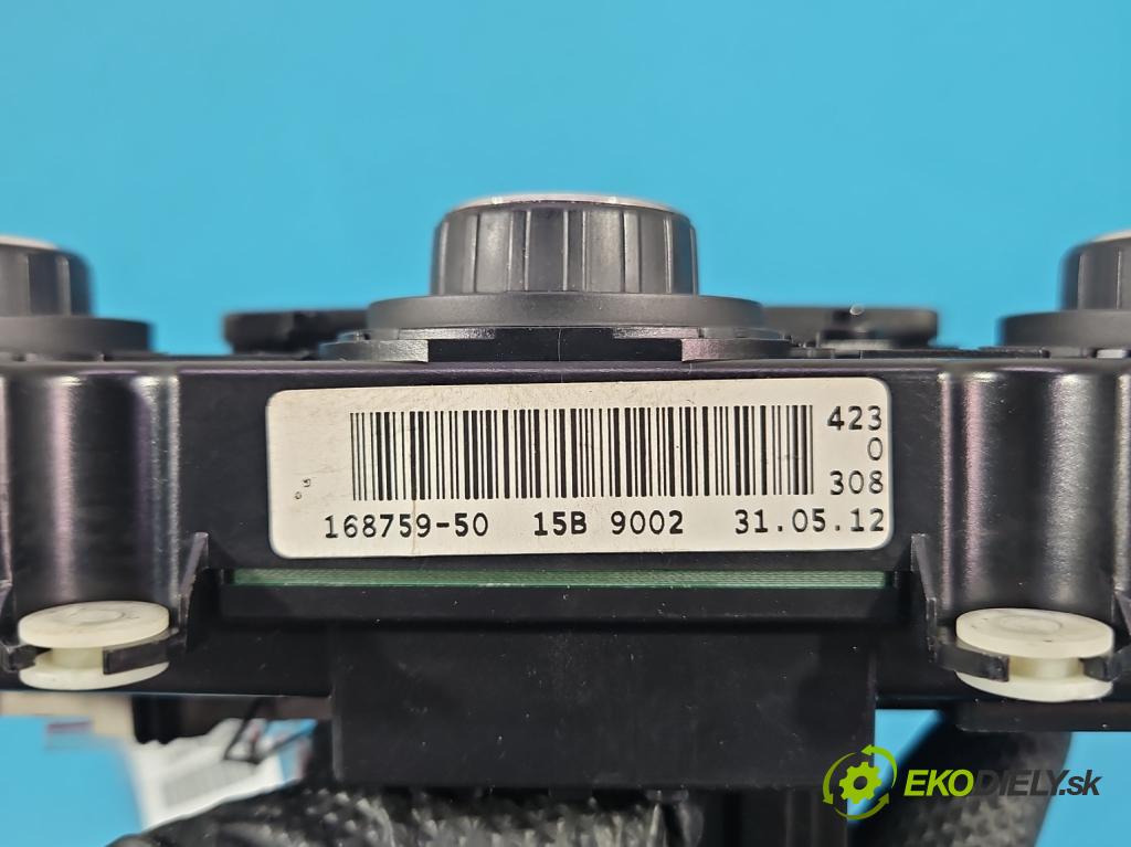 Skoda Octavia II 2004-2013 1.6 8V 102 HP manual 75 kW 1595 cm3 5- panel kúrenia 3T0820047AF