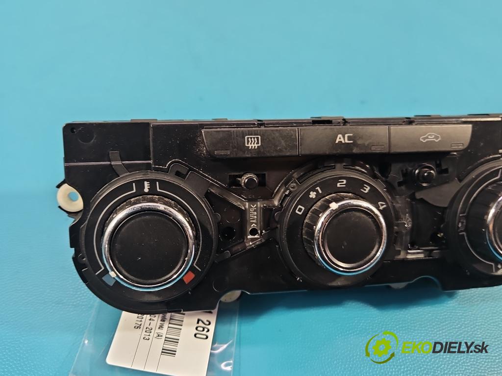 Skoda Octavia II 2004-2013 1.6 8V 102 HP manual 75 kW 1595 cm3 5- panel kúrenia 3T0820047AF