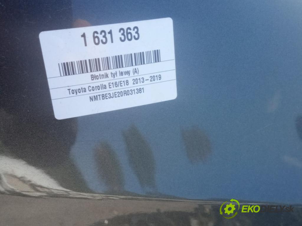 Toyota Corolla E16/E18  2013-2019 1.6 16V 132 hp manual 97 kW 1598 cm3 4- blatnik zadní levý