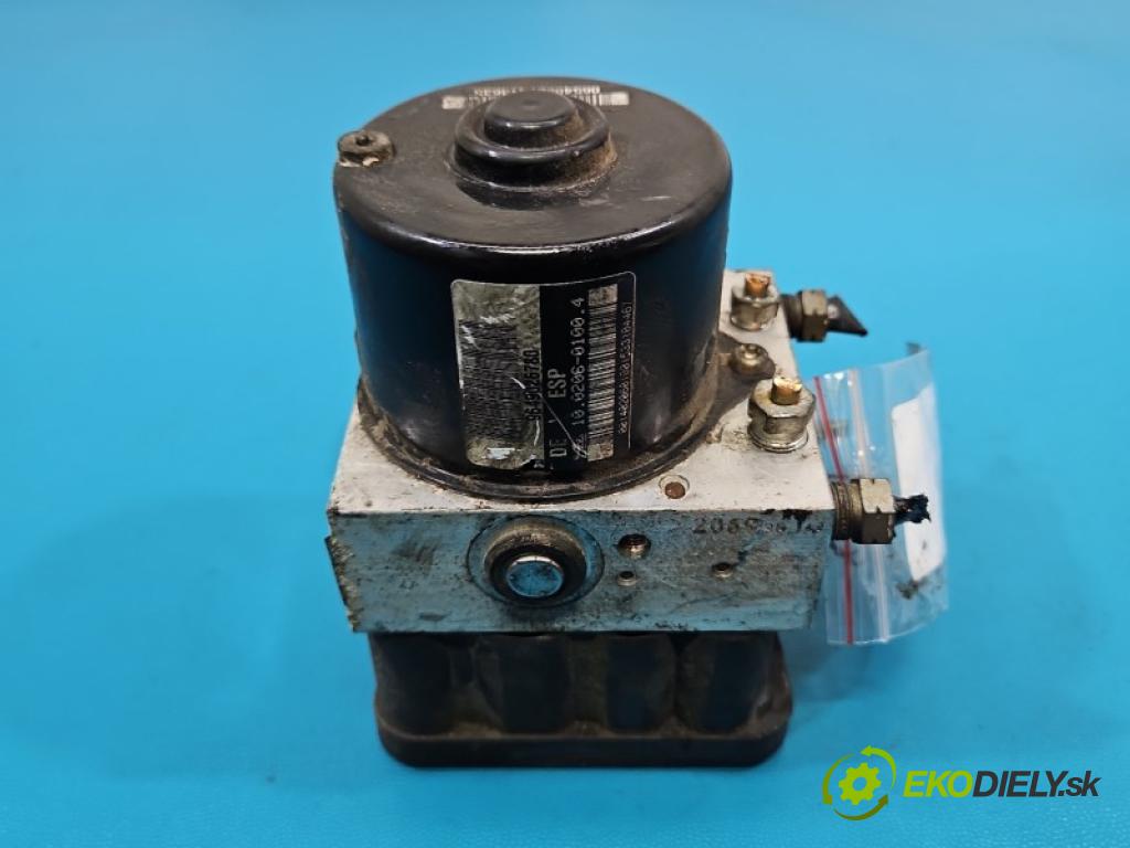 Peugeot 206 1.6 16V 109 HP manual 80 kW 1587 cm3 2- čerpadlo abs 100960-11233 (Pumpa ABS)