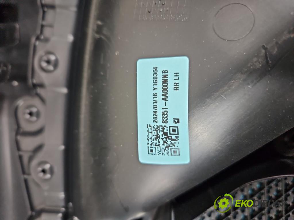 Hyundai Elantra VII 2020- 1.6 16V manual 90.2 kW 1598 cm3 4- Tapacír: dveře zadní levé 83331-AA300