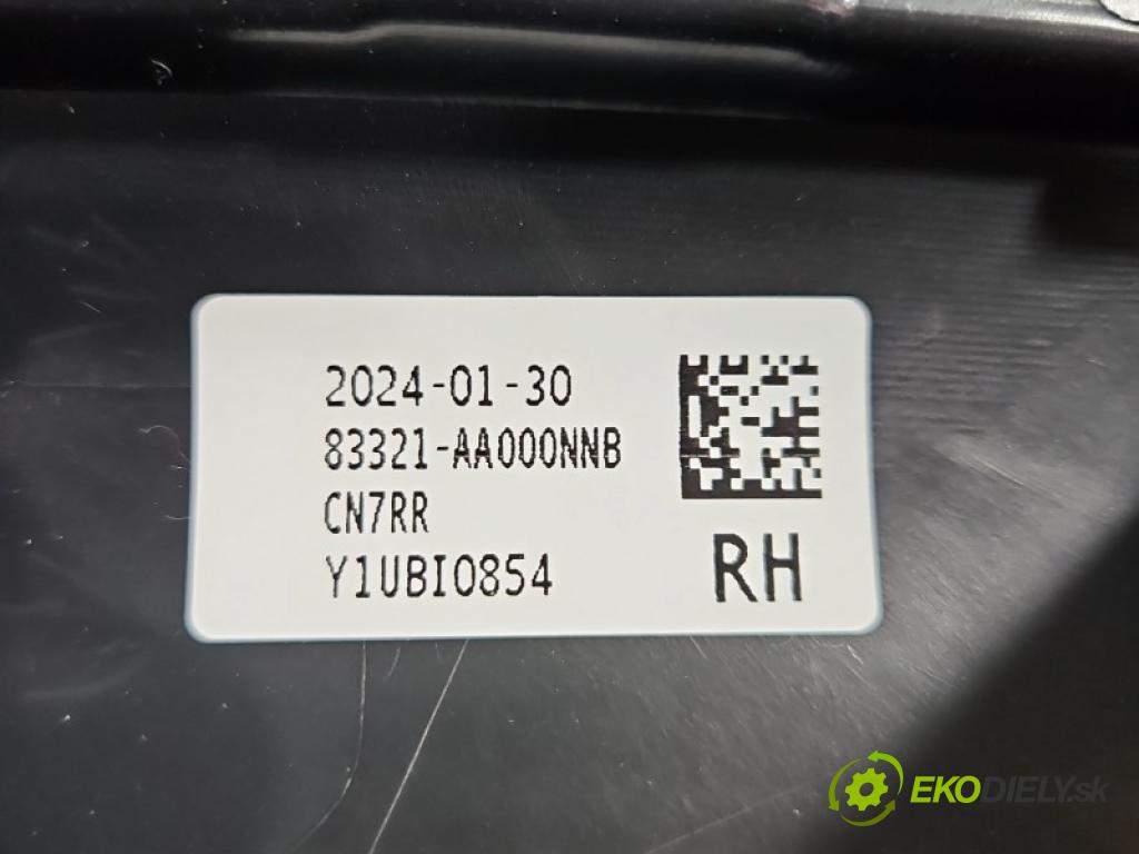 Hyundai Elantra VII 2020- 1.6 16V manual 90.2 kW 1598 cm3 4- Tapacír: dveře zadní pravé 83321-AA000