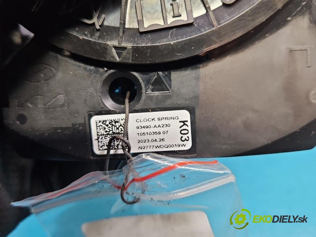 Hyundai Elantra VII 2020- 1.6 16V manual 90.2 kW 1598 cm3 4- Páska: airbag 93490-AA230 (Airbag)