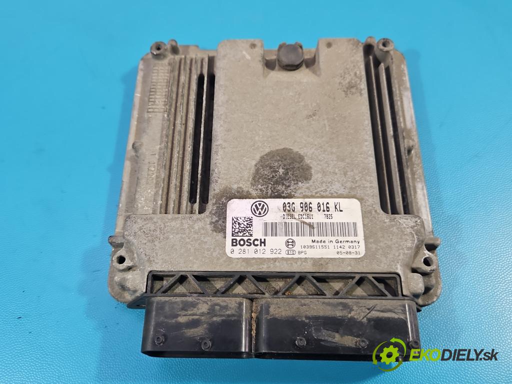 Seat Altea 1.9 tdi BKC 105 HP manual 77 kW 1896 cm3 5- riadiaca jednotka motora 03G906016KL