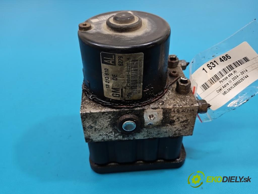 Opel Astra III 2004-2014 1.6 16V 105 HP manual 77 kW 1598 cm3 3- čerpadlo abs 100960-05393 (Pumpa ABS)