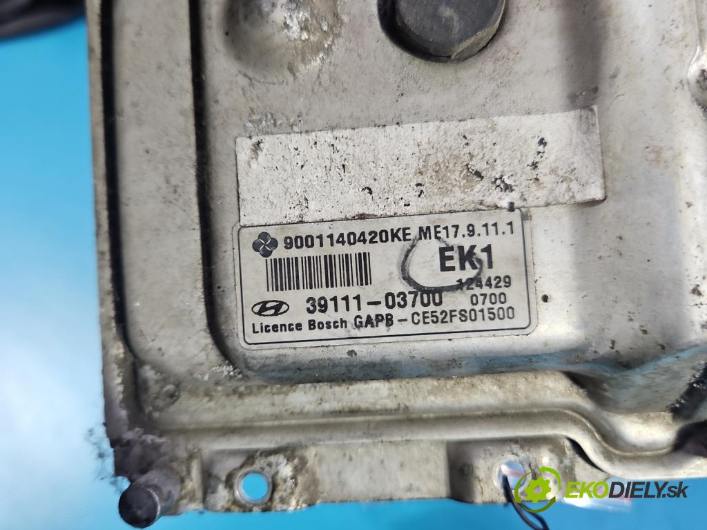 Hyundai I20 I 2008-2014 1.2 16V 85 hp manual 62.5 kW 1248 cm3 5- řídící jednotka motoru 39111-03700