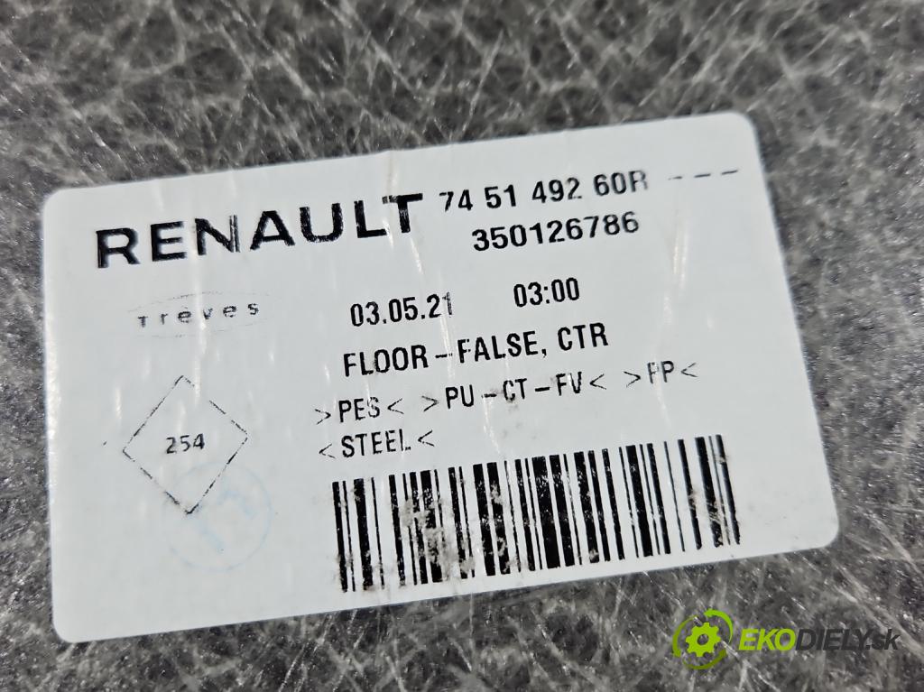 Renault Captur II 2019- 1.3 140 hp manual 103 kW 1332 cm3 5- koberec do auta kufra: 745149260R