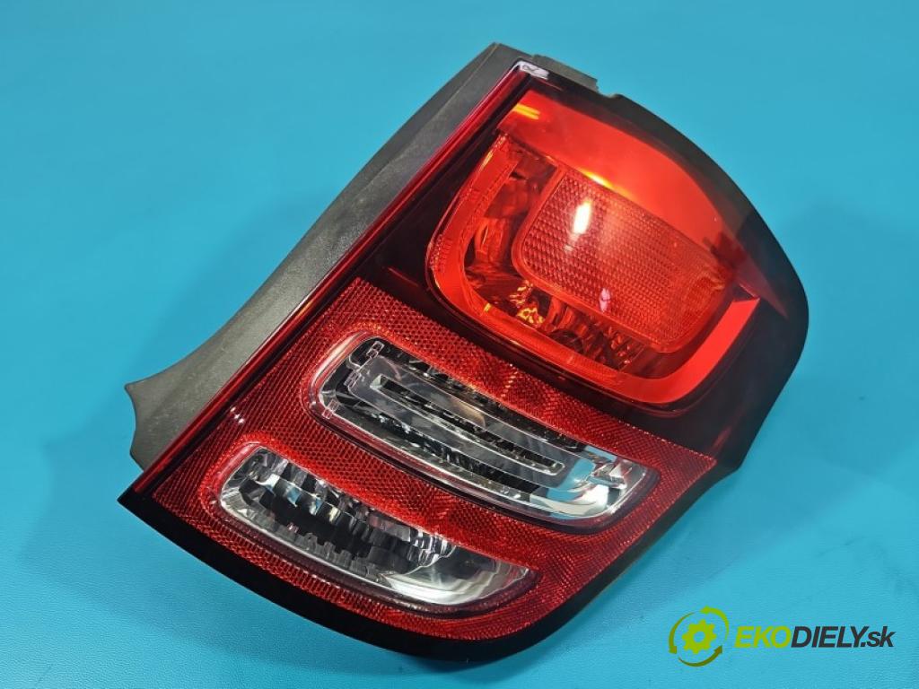 Citroen C3 II 2009-2016 1.4 16V 95 HP automatic 70 kW 1397 cm3 5- svetlo / reflektor zadné pravé blatník 9673805280