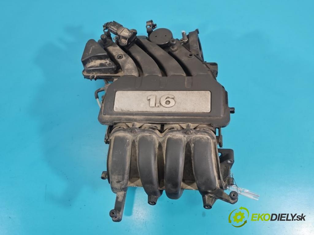 Skoda Octavia II 2004-2013 1.6 8V 102 HP manual 75 kW 1595 cm3 5- zvod nasávací  (Sacie potrubie)