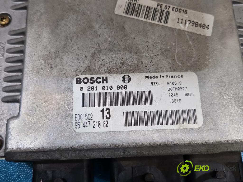 Citroen C5 I 2001-2008 2.0 hdi 109 HP manual 80 kW 1997 cm3 5- riadiaca jednotka motora 0281010808