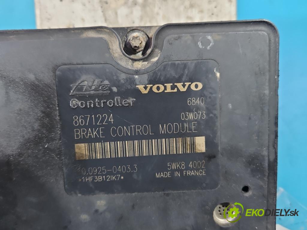 Volvo XC90 I 2002-2014 2.4 D5 163 hp automatic 120 kW 2401 cm3 5- čerpadlo abs 8671224 (Pumpa ABS)
