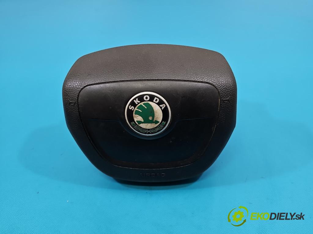 Skoda Octavia II 2004-2013 1.6 8V 102 HP manual 75 kW 1595 cm3 5- airbag vzduch: Řidiči: 5J0880201K (Airbag)