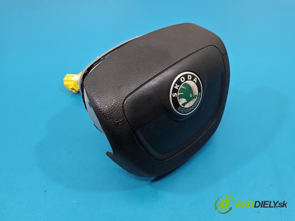 Skoda Octavia II 2004-2013 1.6 8V 102 HP manual 75 kW 1595 cm3 5- airbag vzduch: Řidiči: 5J0880201K (Airbag)
