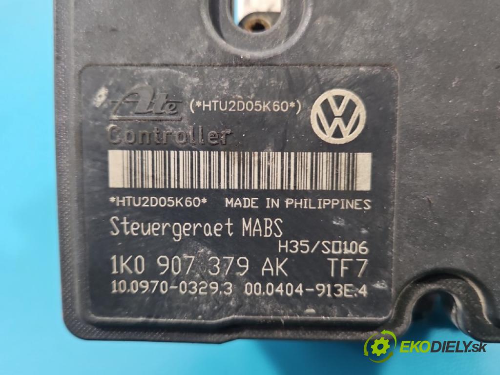 Skoda Octavia II 2004-2013 1.6 8V 102 HP manual 75 kW 1595 cm3 5- čerpadlo abs 1K0907379AK (Pumpa ABS)