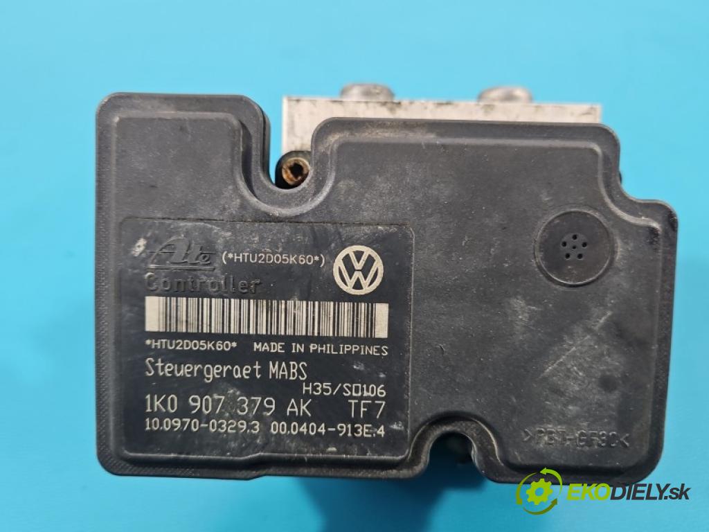 Skoda Octavia II 2004-2013 1.6 8V 102 HP manual 75 kW 1595 cm3 5- čerpadlo abs 1K0907379AK (Pumpa ABS)