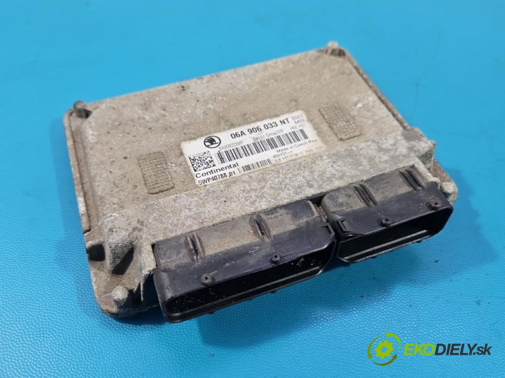 Skoda Octavia II 2004-2013 1.6 8V 102 HP manual 75 kW 1595 cm3 5- riadiaca jednotka motora 06A906033NT