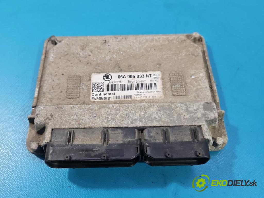 Skoda Octavia II 2004-2013 1.6 8V 102 HP manual 75 kW 1595 cm3 5- riadiaca jednotka motora 06A906033NT