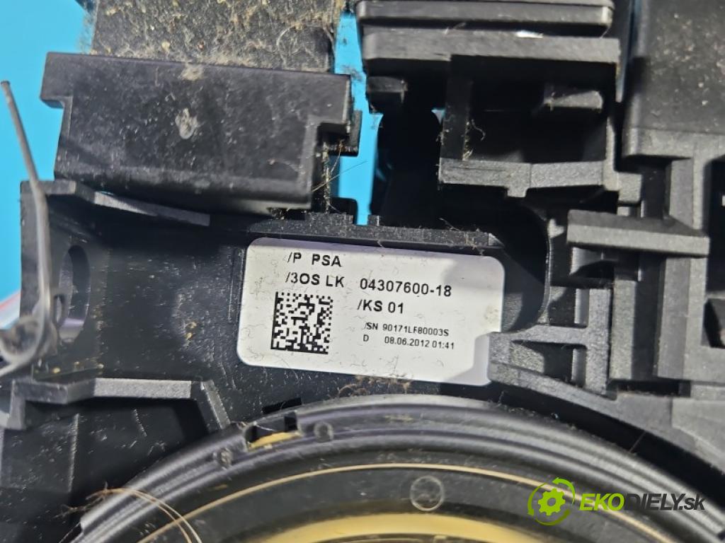 Citroen C3 II 2009-2016 1.4 16V 95 HP automatic 70 kW 1397 cm3 5- prepínač komplex: 96773879XT (Prepínacie páčky pod volantom)
