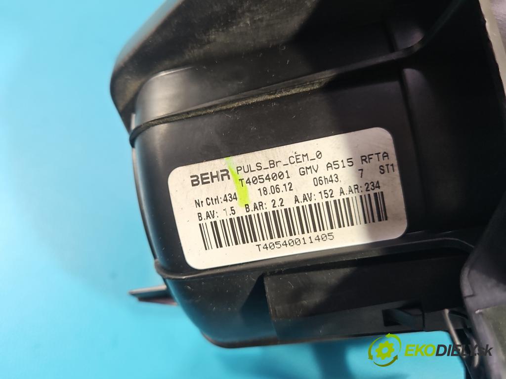Citroen C3 II 2009-2016 1.4 16V 95 hp automatic 70 kW 1397 cm3 5- ventilátor vzduchu T4054001