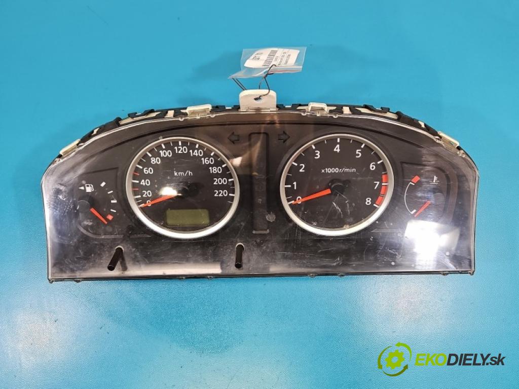 Nissan Almera N16 2000-2006 1.5 16V 98 hp manual 72 kW 1497 cm3 4- Přístrojová deska BN913 (Přístrojová deska)