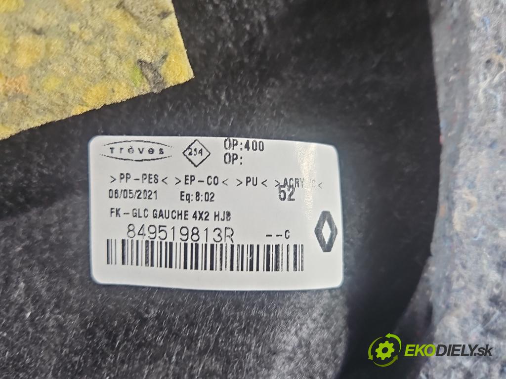 Renault Captur II 2019- 1.3 140 hp manual 103 kW 1332 cm3 5- Tapacír: kufra: pravé 849519813R