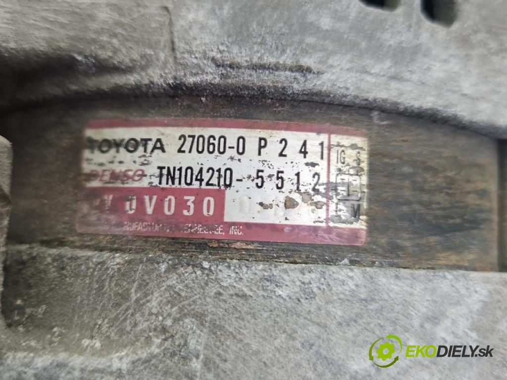 Lexus RX III 2008-2015 3.5 V6 277KM automatic 204 kW 3456 cm3 5- Alternator 27060-0P241 (Alternátor)