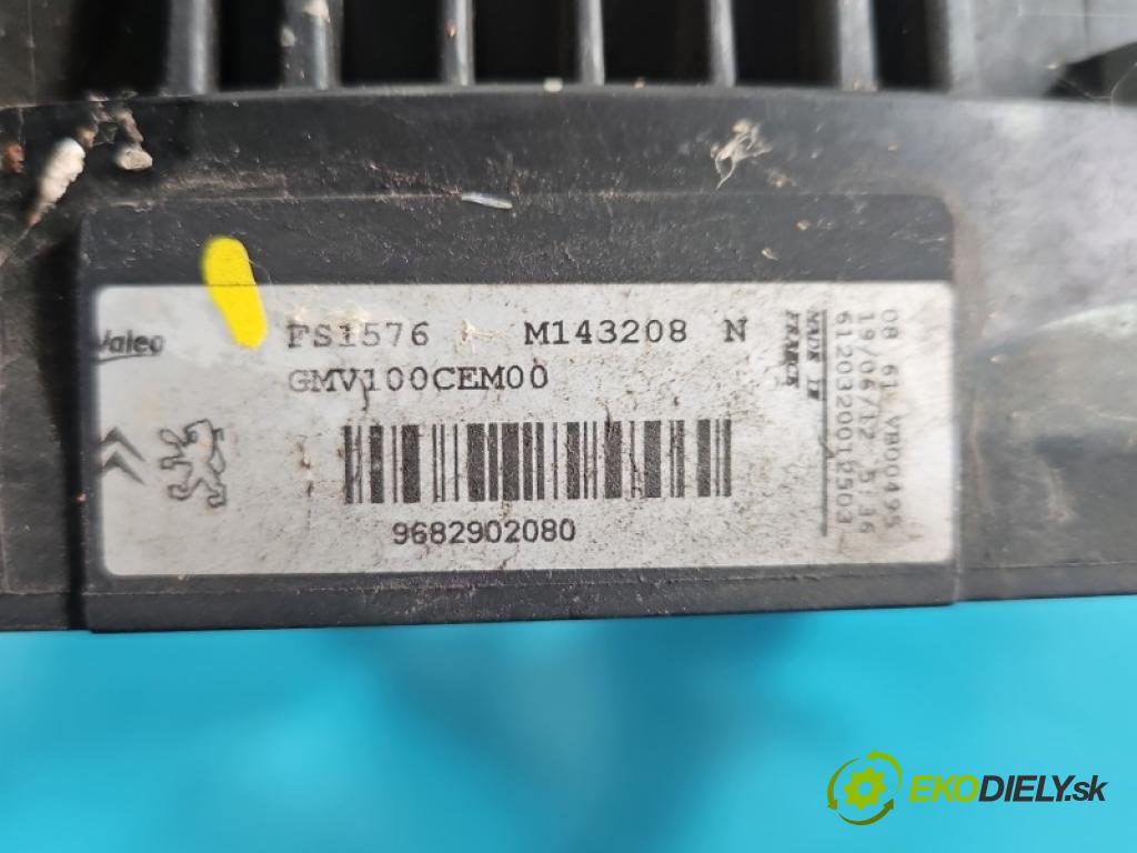 Citroen C3 II 2009-2016 1.4 16V 95 hp automatic 70 kW 1397 cm3 5- ventilátor chladič 9682902080