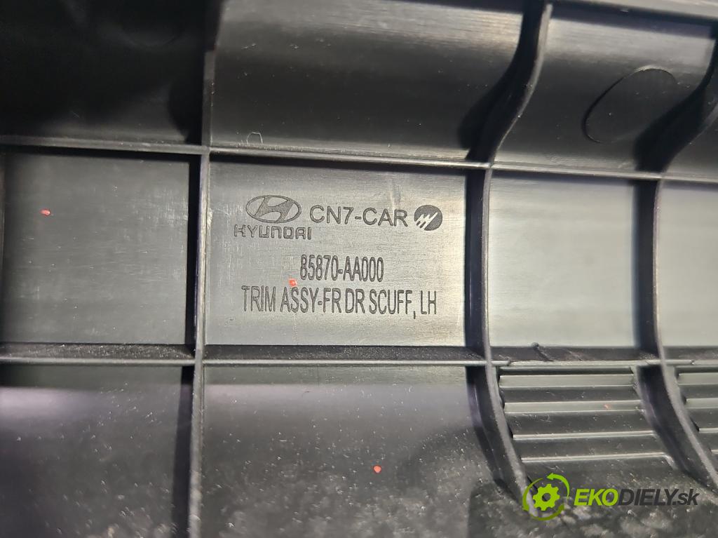 Hyundai Elantra VII 2020- 1.6 16V manual 90.2 kW 1598 cm3 4- kryt plastová 85870-AA000