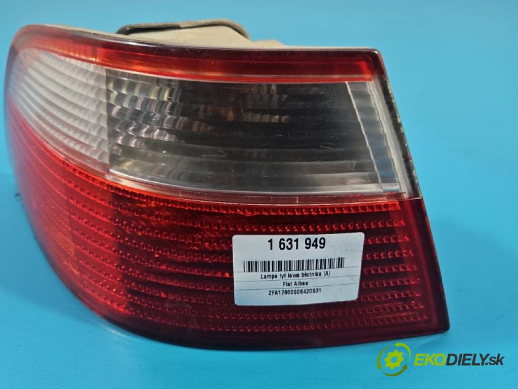 Fiat Albea 1.4 8V 77 hp manual 57 kW 1368 cm3 4- světlo zadní levé blatník: