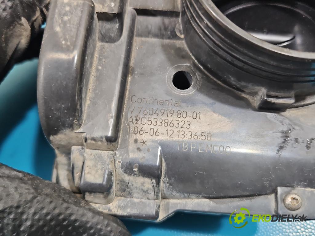 Citroen C3 II 2009-2016 1.4 16V 95 HP automatic 70 kW 1397 cm3 5- klapka A2C53386323 (Škrtiaca klapka)