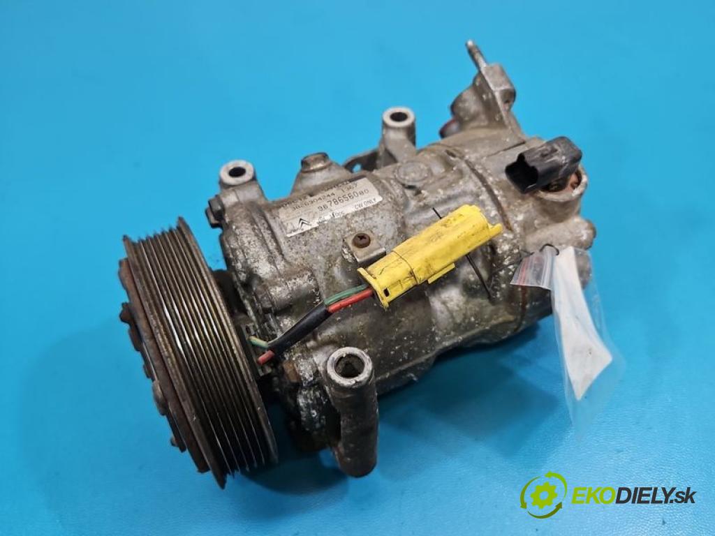 Citroen C3 II 2009-2016 1.4 16V 95 hp automatic 70 kW 1397 cm3 5- Kompresor: klíma 9678656080 (Kompresor klimatizace)