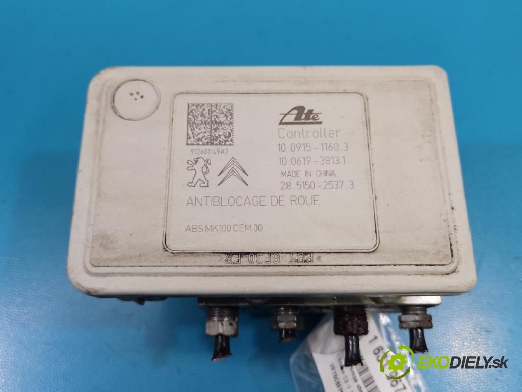 Citroen C3 II 2009-2016 1.4 16V 95 HP automatic 70 kW 1397 cm3 5- čerpadlo abs 100915-11603 (Pumpa ABS)