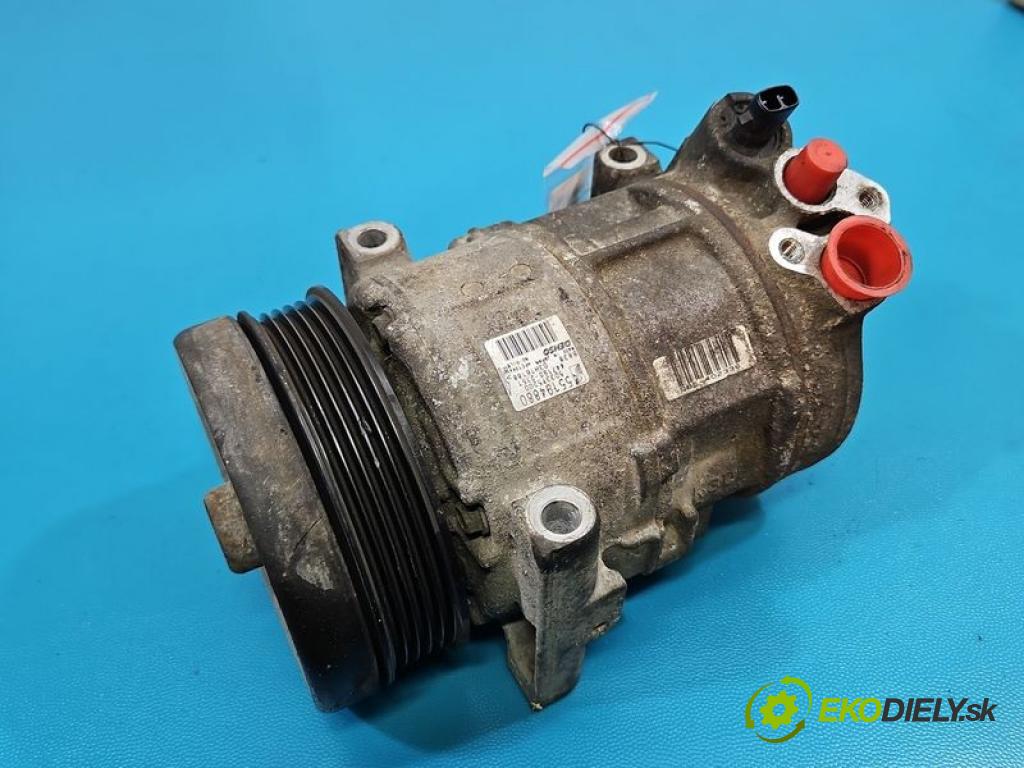 Fiat Punto Grande 1.4 16V 95 hp manual 70 kW 1368 cm3 3- Kompresor: klíma 55194880 (Kompresor klimatizace)