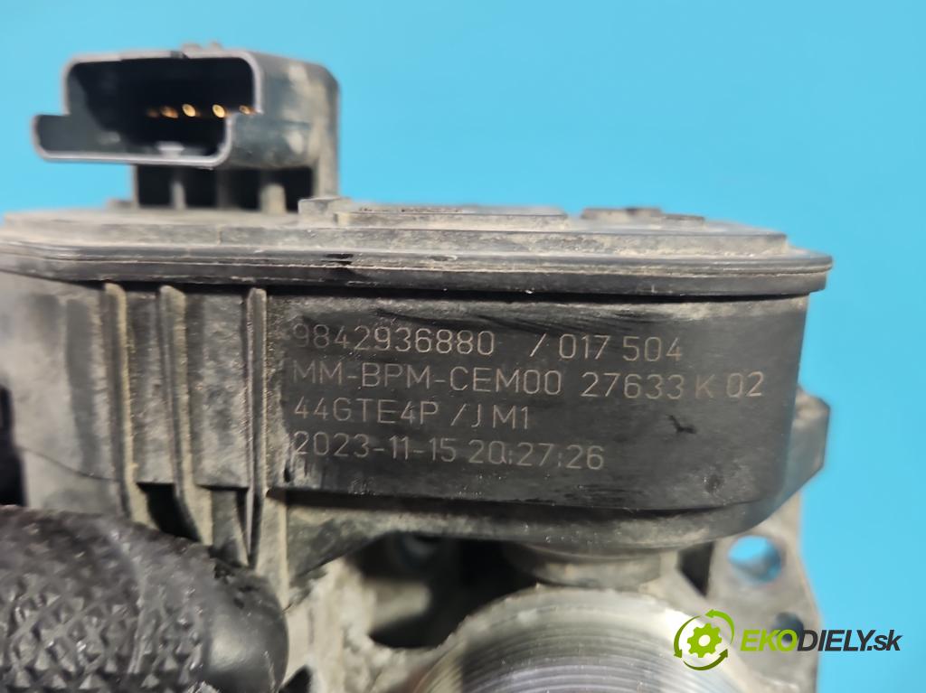 Toyota Proace City 1.2 12V 110 HP manual 81 kW 1199 cm3 5- klapka 9842936880 (Škrtiaca klapka)