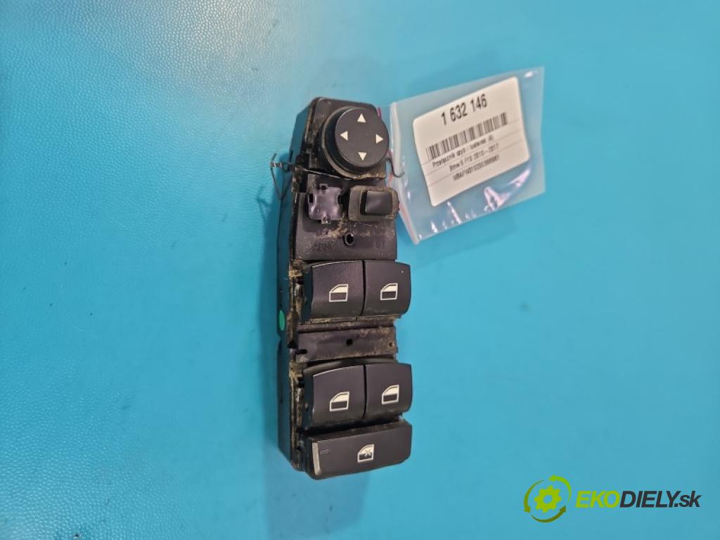 Bmw 5 F10 2010-2017 3.0d 204 hp manual 150 kW 2993 cm3 4- Přepínač oken zpětných zrcátek 9238235-01