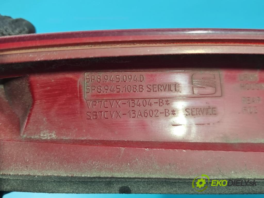 Seat Altea 2.0 TFSI 200 HP manual 147 kW 1984 cm3 5- svetlo / reflektor zadné ľavé kufrové dvere 5P8945094D