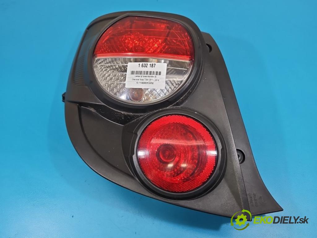 Chevrolet Aveo T300 2011-2014 1.2 16V A12XER: 86 HP manual 63 kW 1229 cm3 5- svetlo / reflektor zadné ľavé blatník 