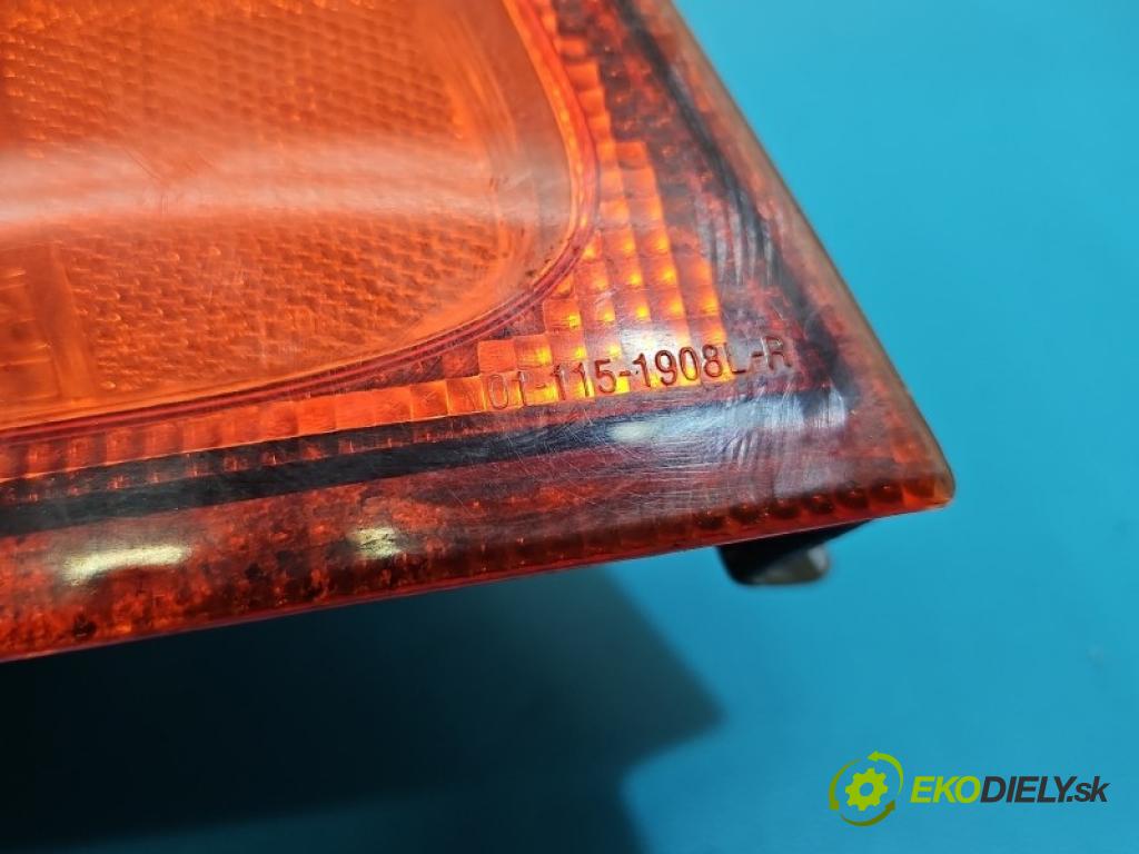 Nissan Almera N16 2000-2006 1.5 16V 98 hp manual 72 kW 1497 cm3 4- světlo zadní levé blatník: 08-115-1908L-B