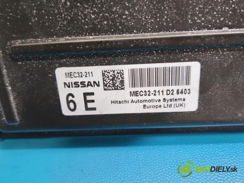 Nissan Almera N16 2000-2006 1.5 16V 98 HP manual 72 kW 1497 cm3 4- riadiaca jednotka motora MEC32-211