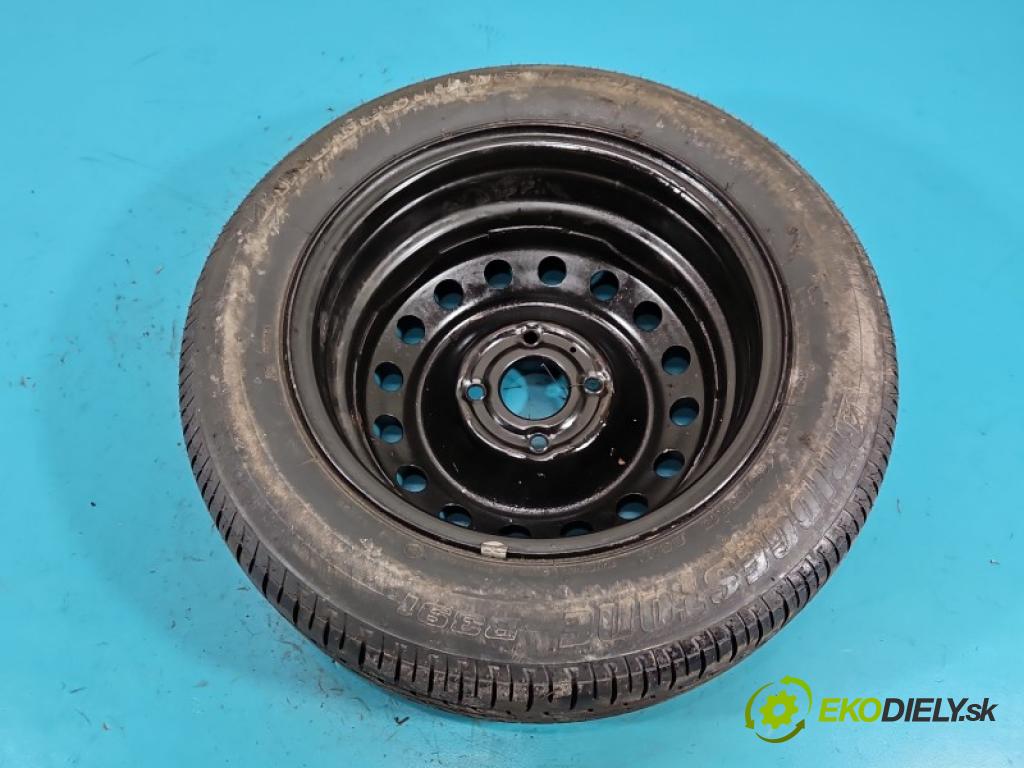 Nissan Almera N16 2000-2006 1.5 16V 98 HP manual 72 kW 1497 cm3 4- koleso rezervne 15"