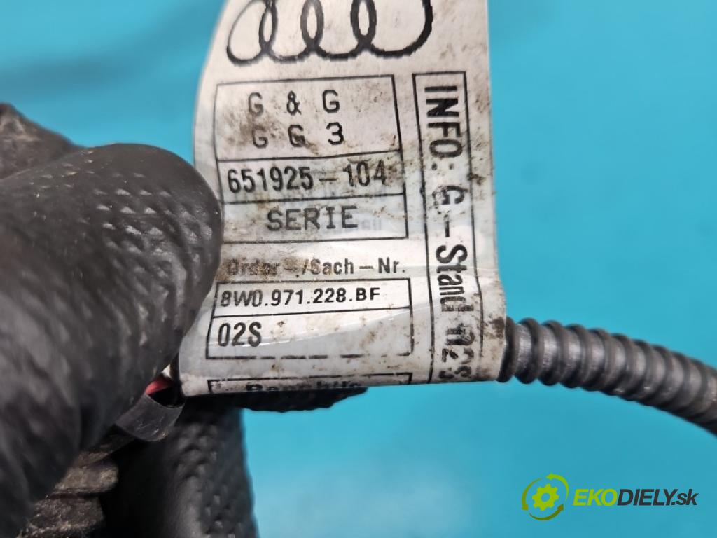 Audi A5 F5 2016-2024 2.0 TFSI 265KM automatic 195 kW 1984 cm3 4- Zväzok: ostatné 8W0971228BF